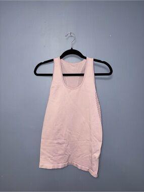 Fabletics | Pink Mesh Back TankTop